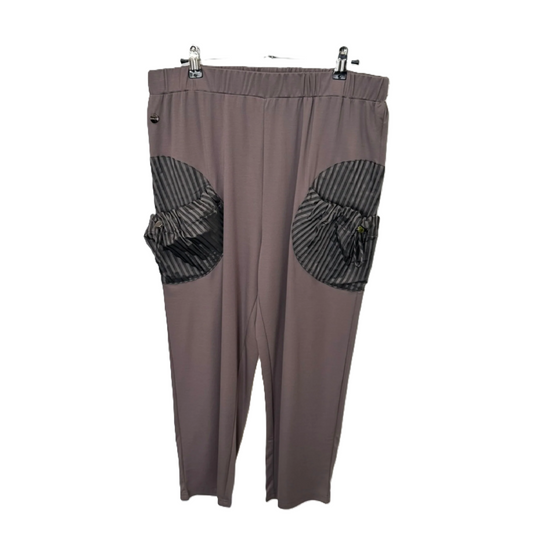 Malissa J AW25 WF2560 Jersey Trousers with Circle Pocket