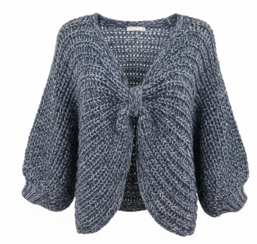 Malissa J WF2797 Knitted Knot Throwover Jumper