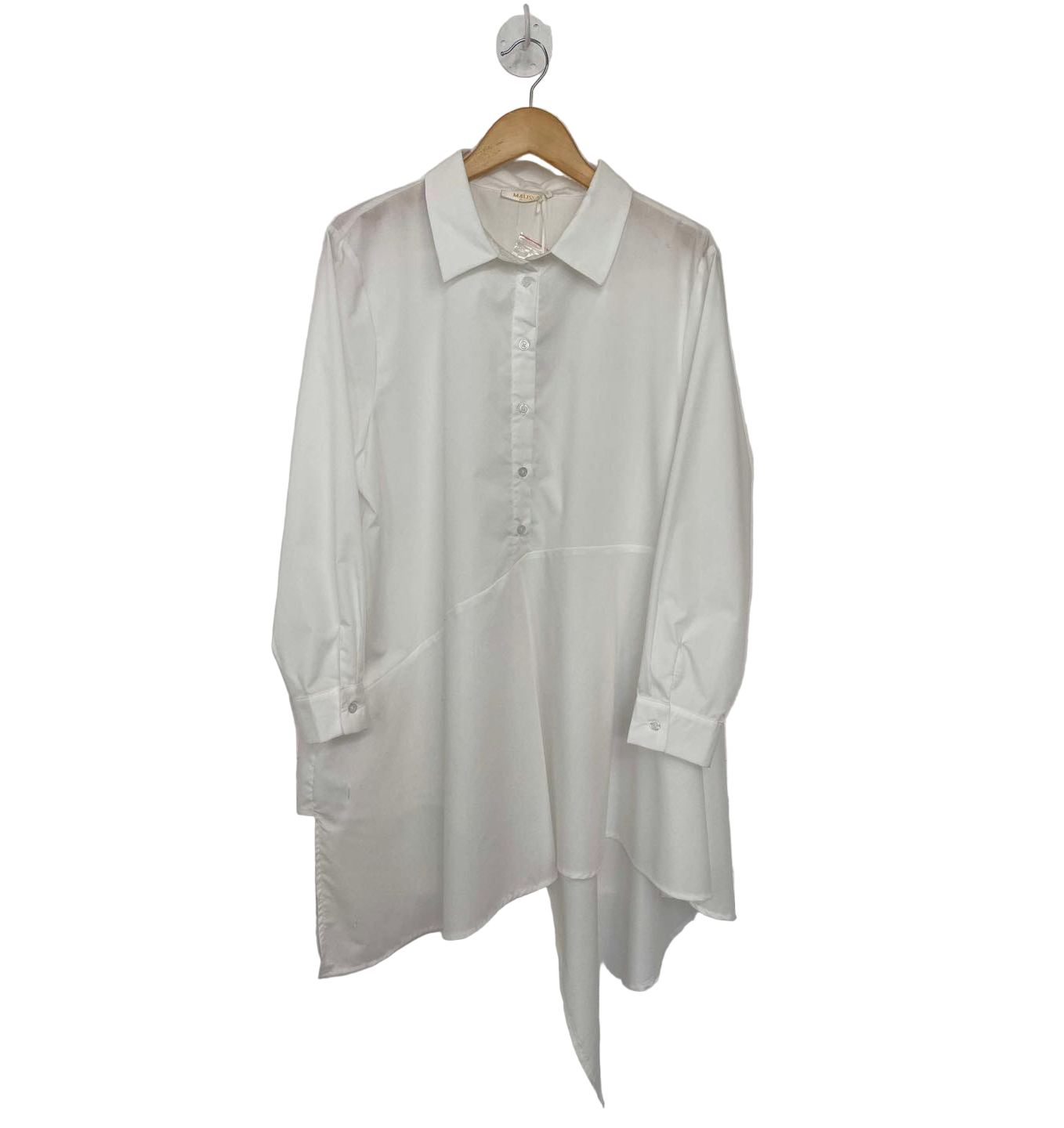 Malissa J WF2423 Panelled Detail Woven Shirt