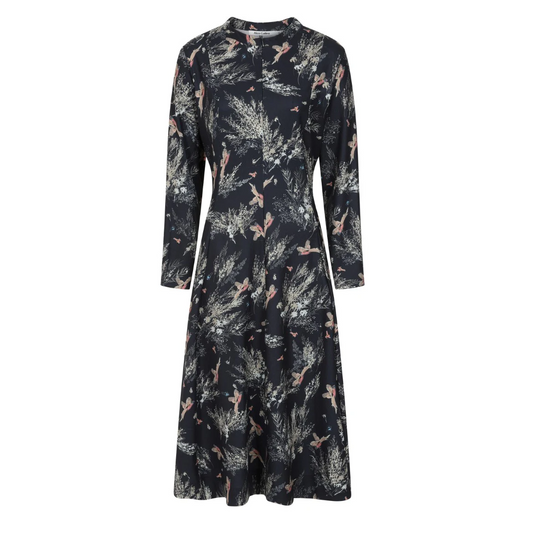 Alice Collins Skylar Print Dress - Wildlife Black
