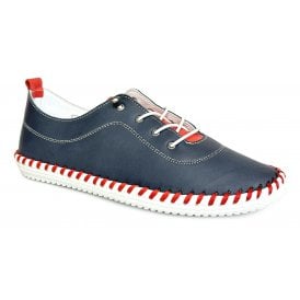 Shoozy Iris Leather Plimsole