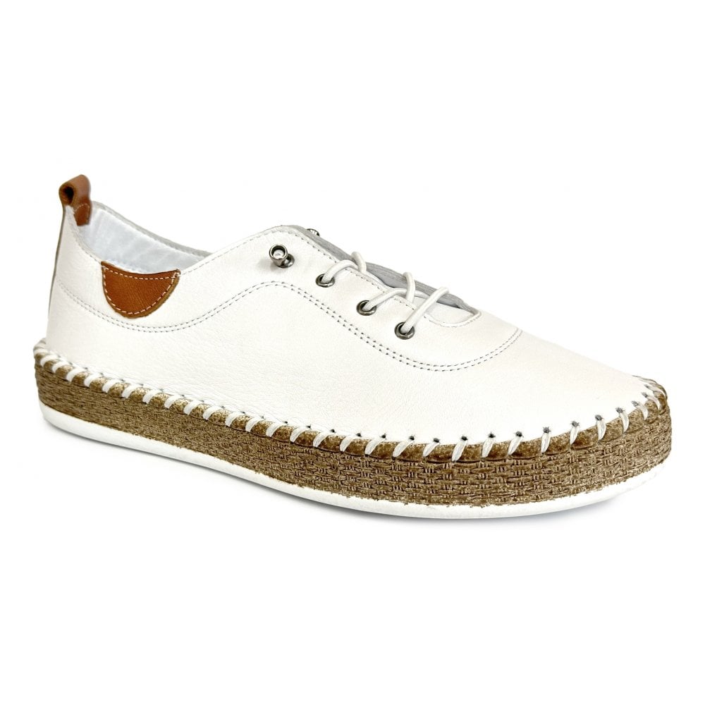 Shoozy Ivy Leather Platform Plimsole