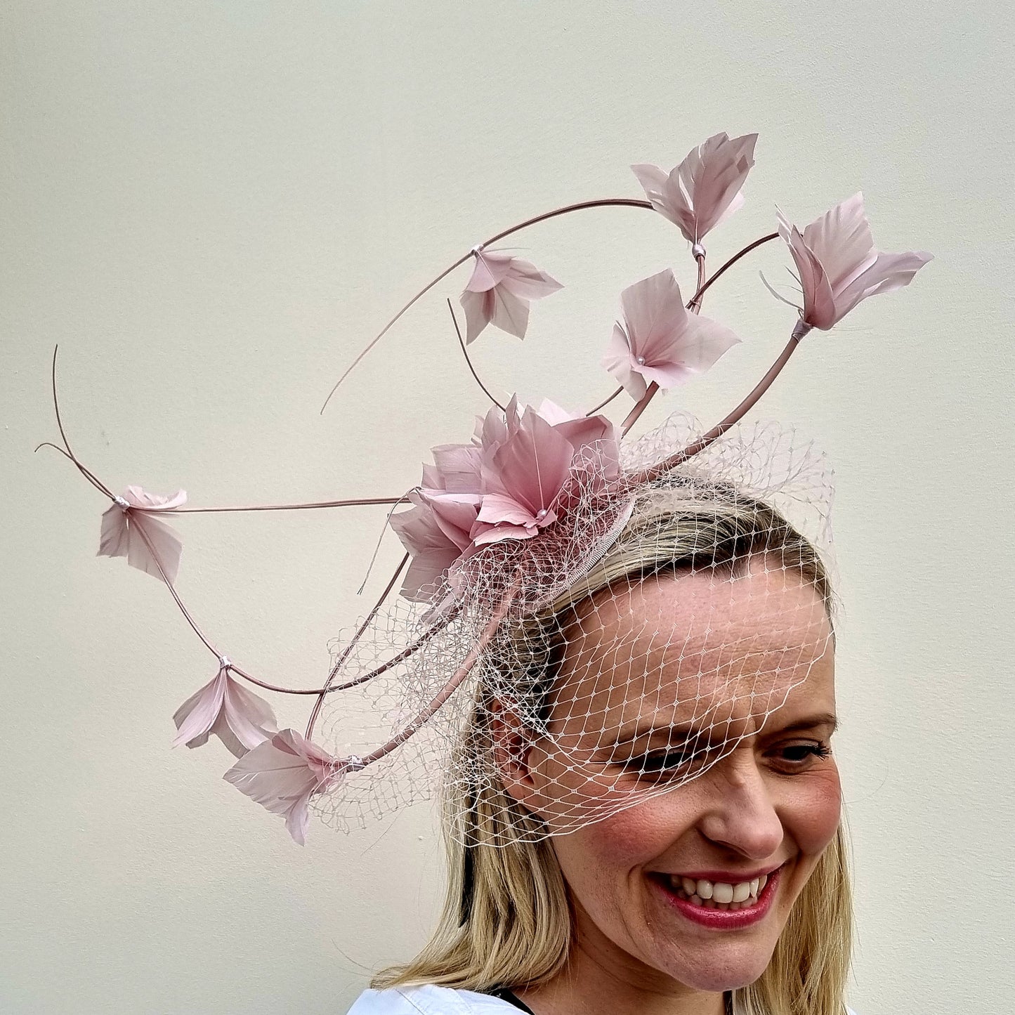 Failsworth Feather fascinator on Headband