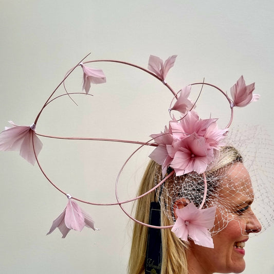 Failsworth Feather fascinator on Headband