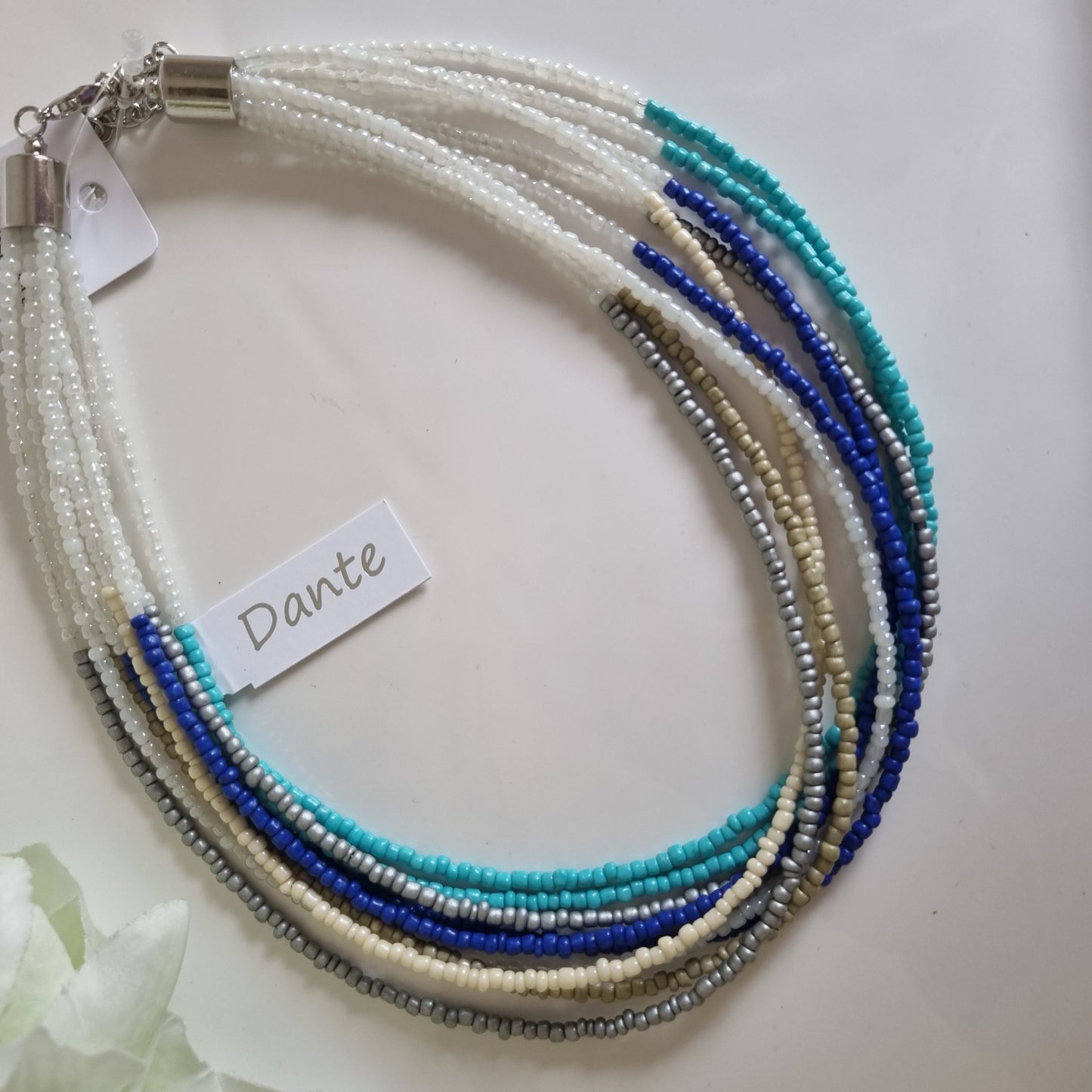 Dante Blue bead necklace Blue