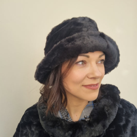 Faux Fur Winter Bucket Hat