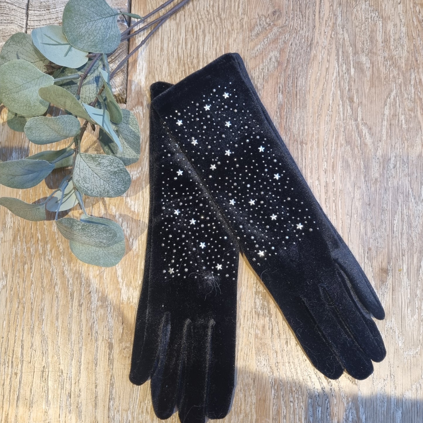 Velvet Long Gloves