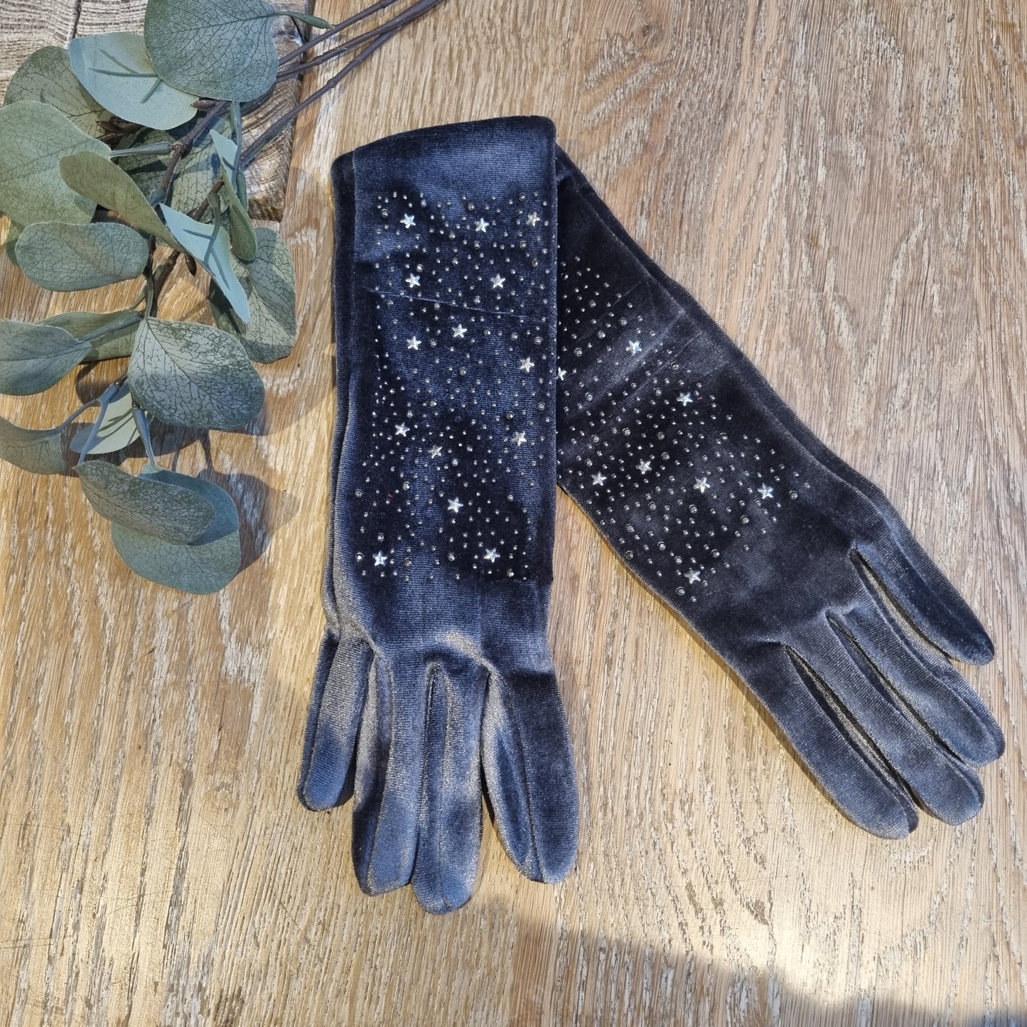 Velvet Long Gloves