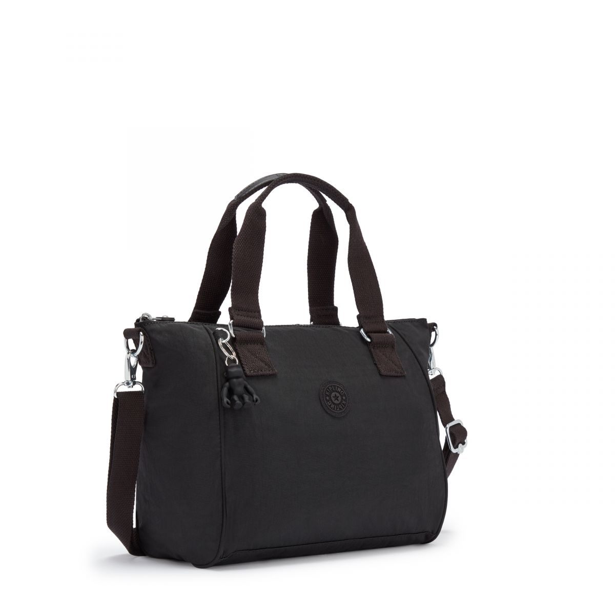 Kipling Amiel Black Noir Grab Handbag
