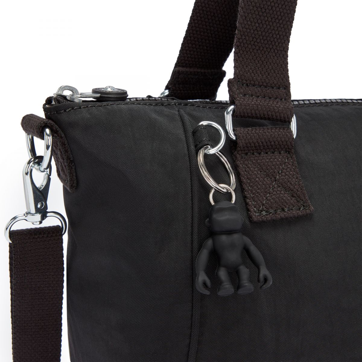 Kipling Amiel Black Noir Grab Handbag