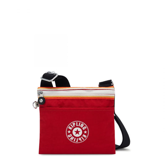 Kipling Gib Small Handbag in Red Rouge