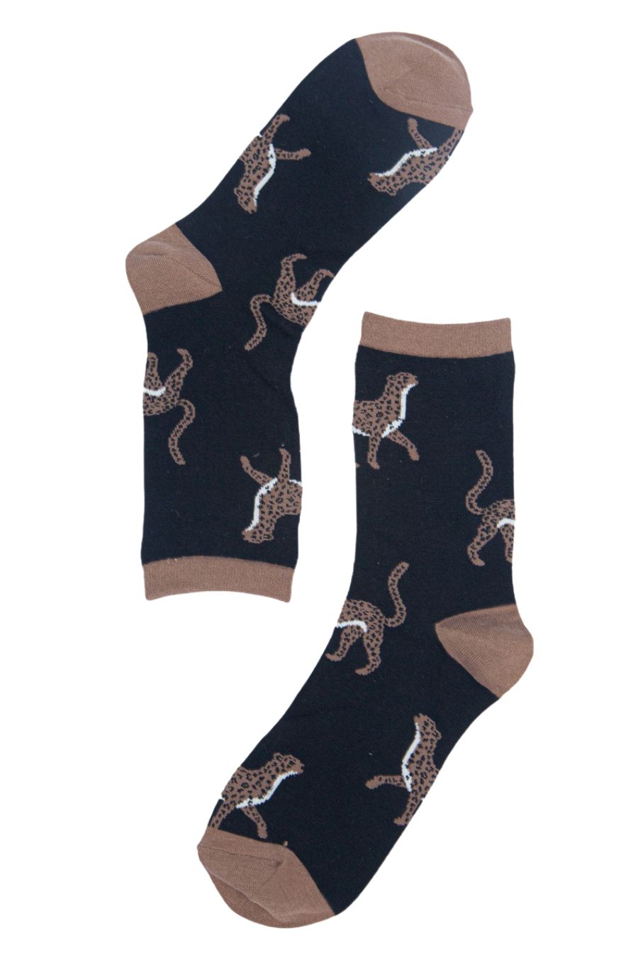Cheetah bamboo socks