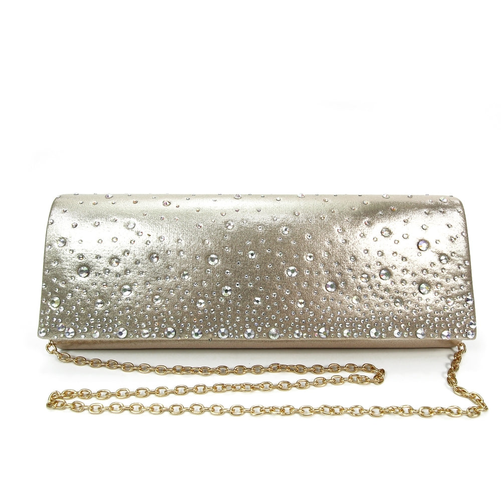 Lunar Argo Metallic Evening Handbag with Sparkle