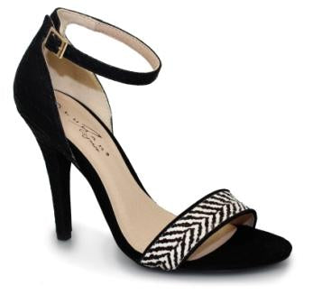 Lunar Susanna Zebra Toe Heels .