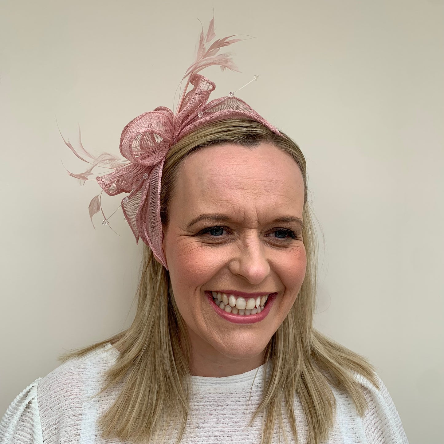 J Bees JB23/318 Fascinator in Pinks