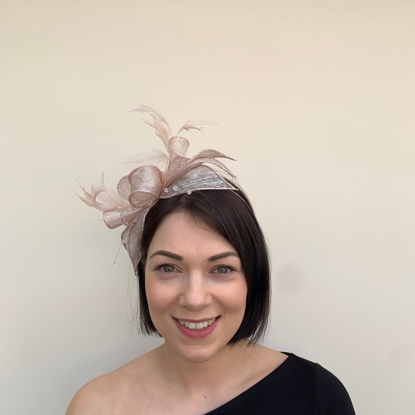 J Bees JB23/318 Fascinator in Pinks