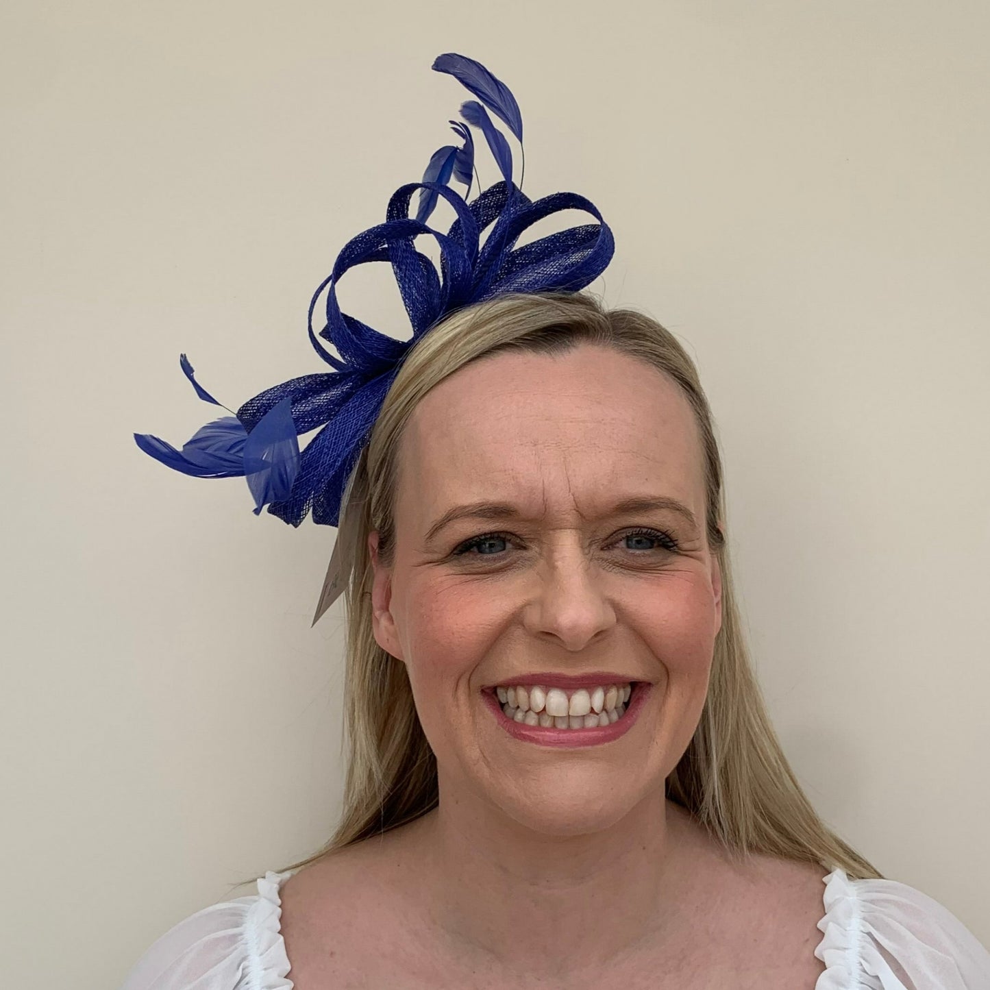 J Bees JB22/238 Fascinator On Headband  in Blues