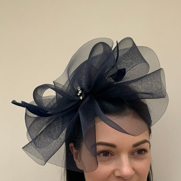 Libby Bea Crin Fascinator with Sparkle