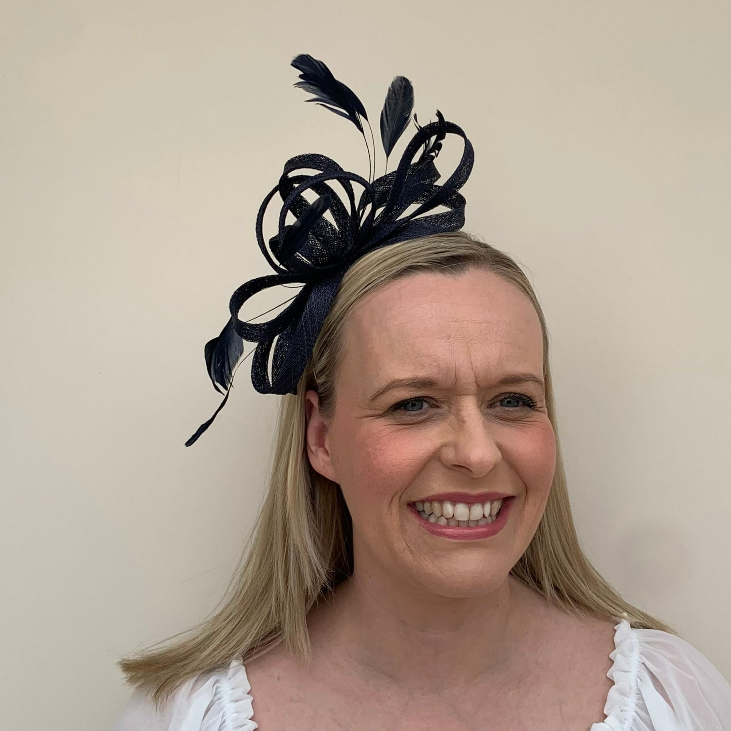 J Bees JB22/238 Fascinator On Headband  in Blues