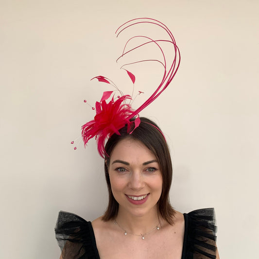 J Bees Feather Fascinator