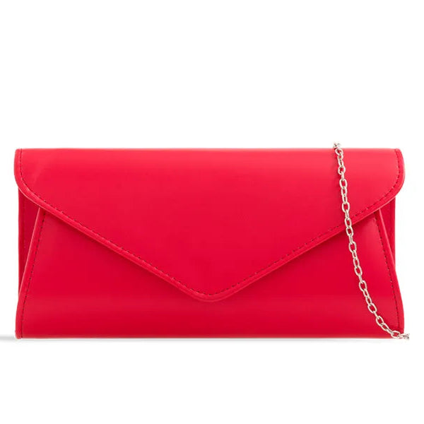 Koko Red envelope clutch bag