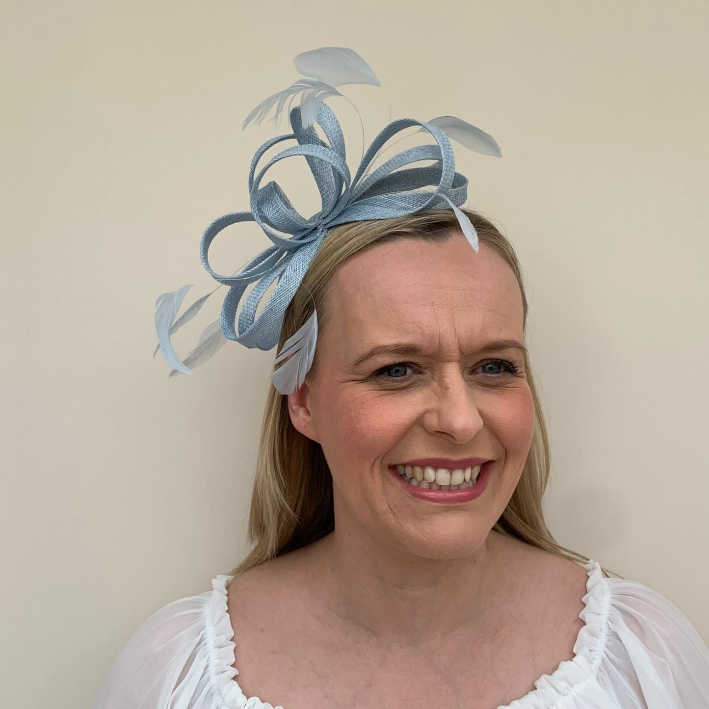 J Bees JB22/238 Fascinator On Headband  in Blues