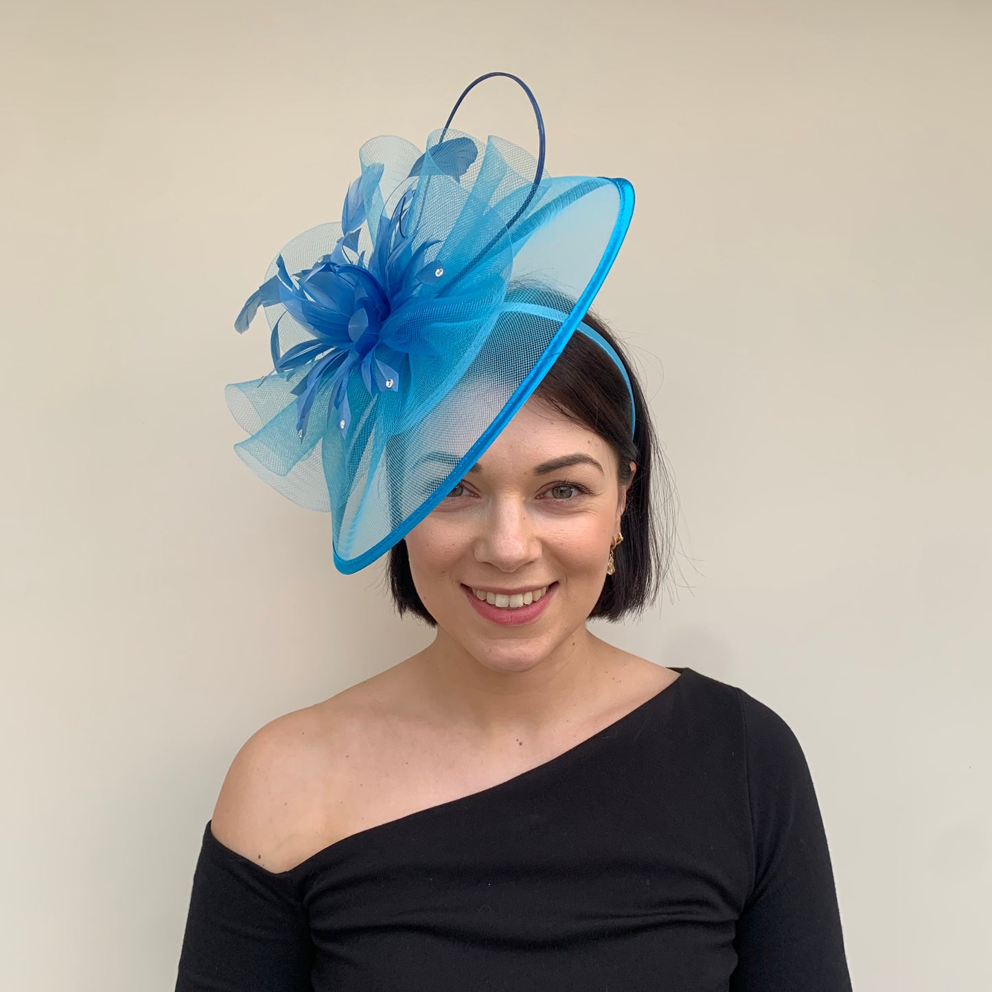 J Bees JB22/269 Fascinator in Blues