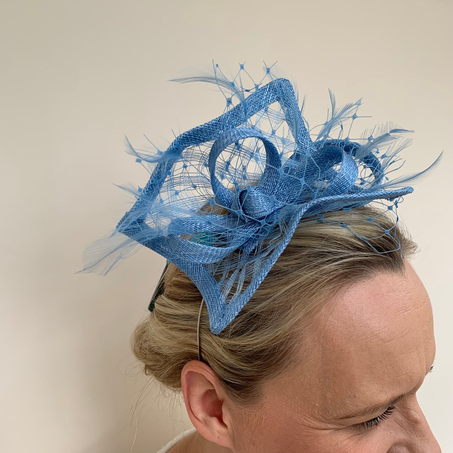Max and Ellie HF1 Fascinator in Blues