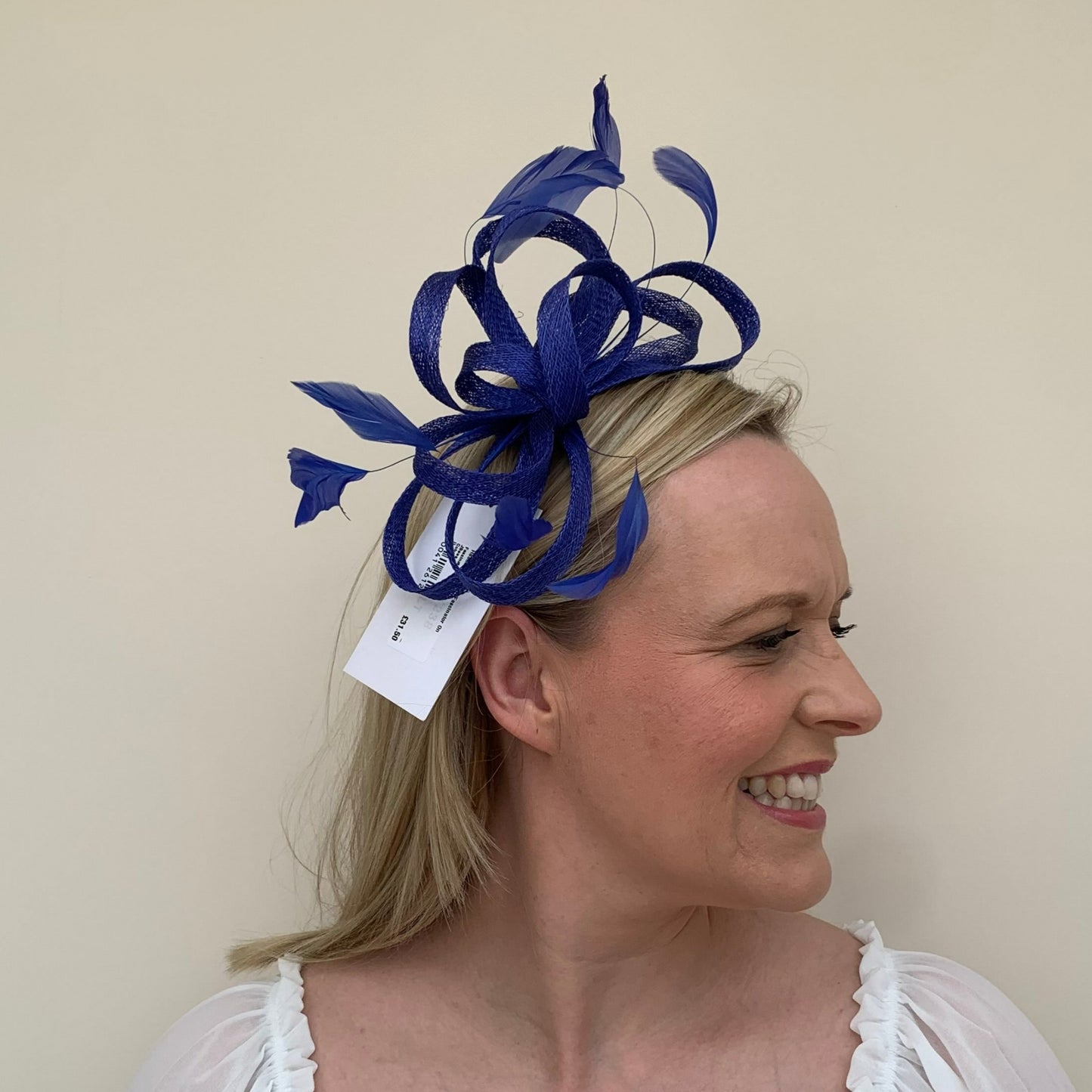 J Bees JB22/238 Fascinator On Headband  in Blues