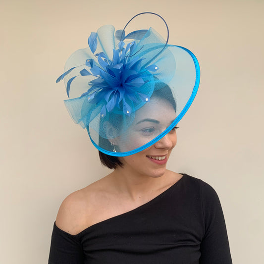 J Bees JB22/269 Fascinator in Blues