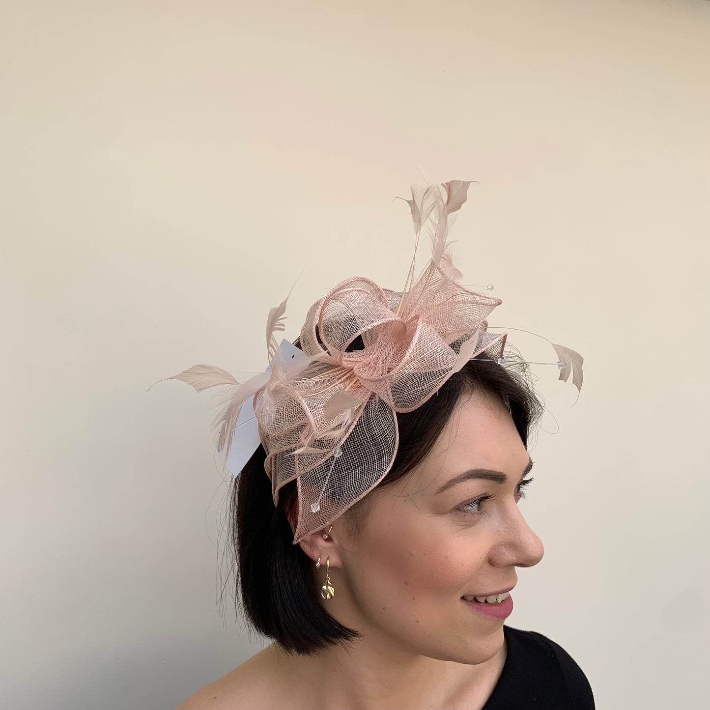 J Bees JB23/318 Fascinator in Pinks