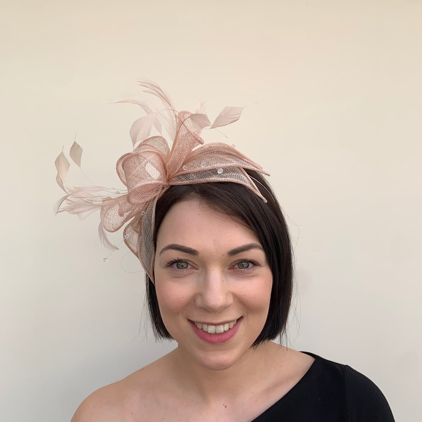 J Bees JB23/318 Fascinator in Pinks