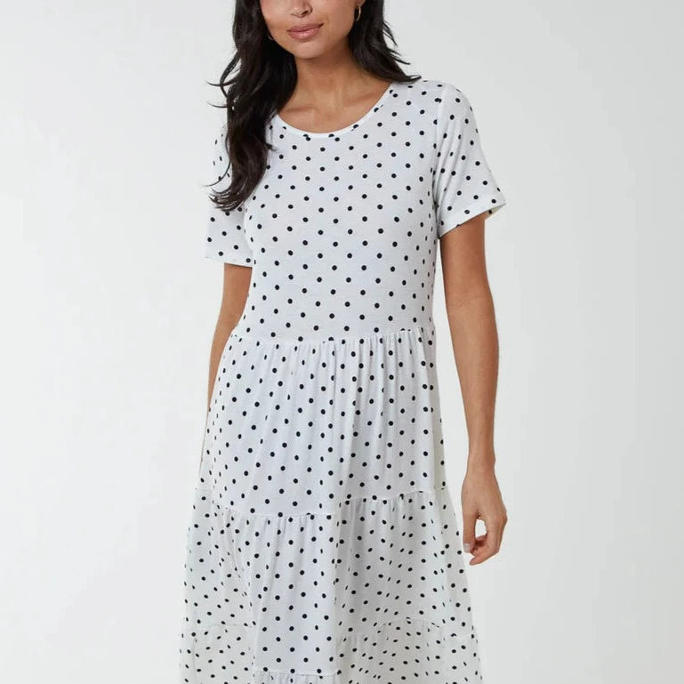Zuppe Spotted Midi Dress